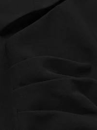 Elisebeth Crepe One-Shoulder Midi-Dress