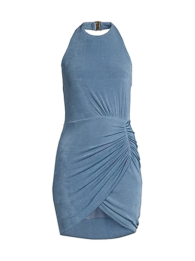 Yara Ruched Mini Dress