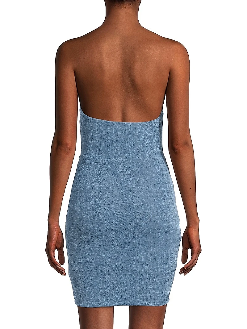 Yara Ruched Mini Dress