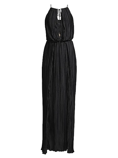 Adeline Pleated Maxi Dress