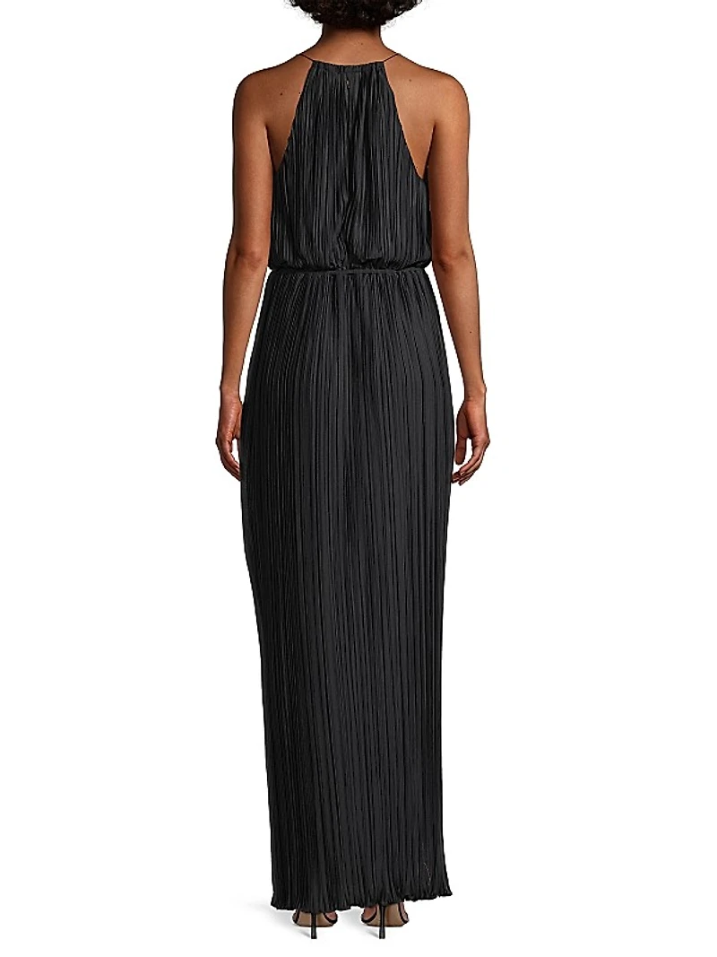 Adeline Pleated Maxi Dress