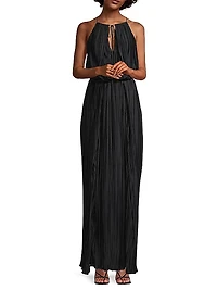 Adeline Pleated Maxi Dress