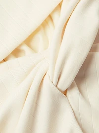 Odelia Twisted Cut-Out Ribbed Maxi Dress