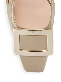 Belle Vivier 45MM Patent Leather Slingback Pumps