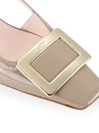 Belle Vivier 45MM Patent Leather Slingback Pumps