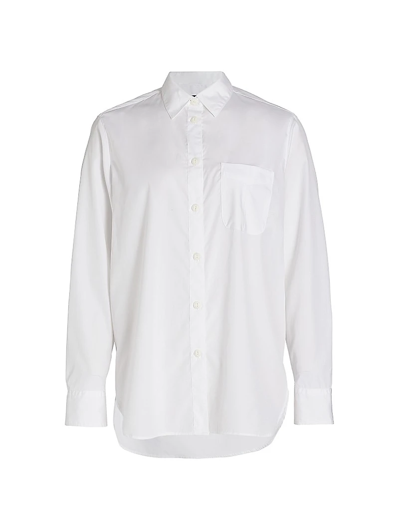 Maxine Cotton Button-Front Shirt