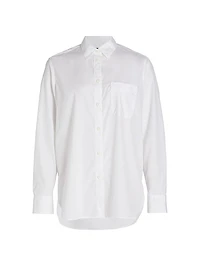 Maxine Cotton Button-Front Shirt