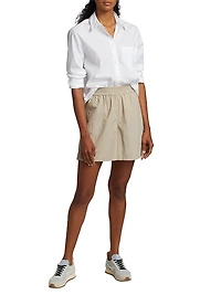 Maxine Cotton Button-Front Shirt