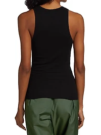 Cotton Rib-Knit Tank