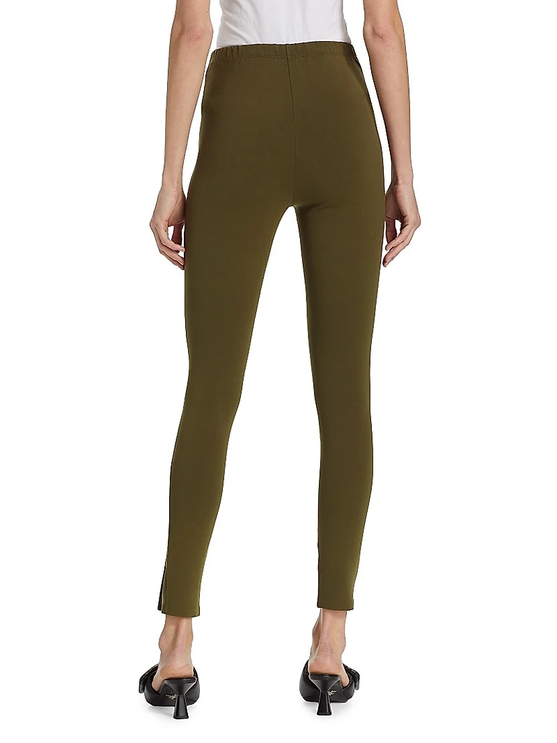 High-Rise Zip Leggings