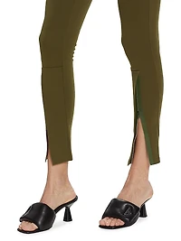 High-Rise Zip Leggings
