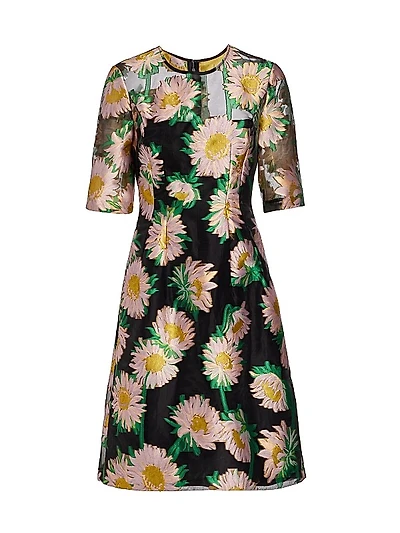 Sunflower Fil Coupé Dress