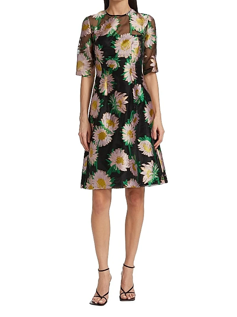 Sunflower Fil Coupé Dress