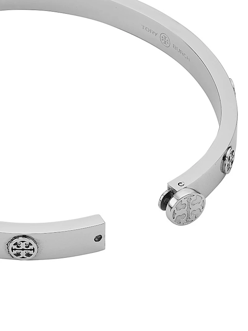 Miller Stainless Steel Logo Bangle