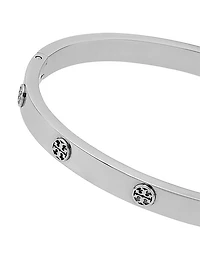 Miller Stainless Steel Logo Bangle