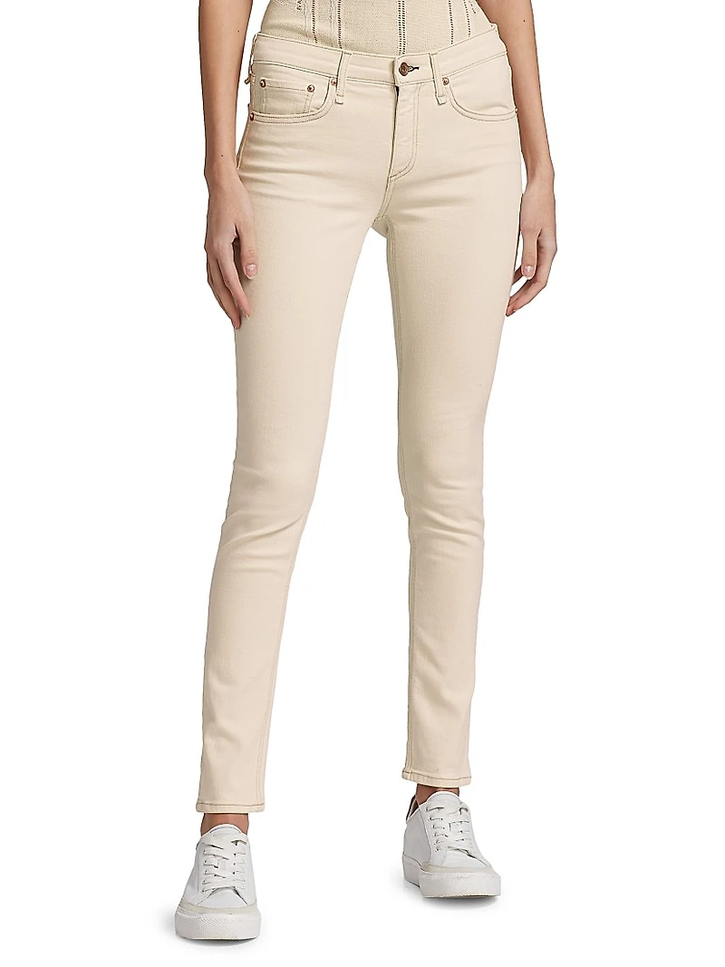 Cate Mid-Rise Stretch Ankle Skinny Jeans