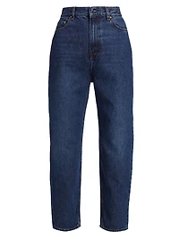 Tapered Straight-Fit Jeans