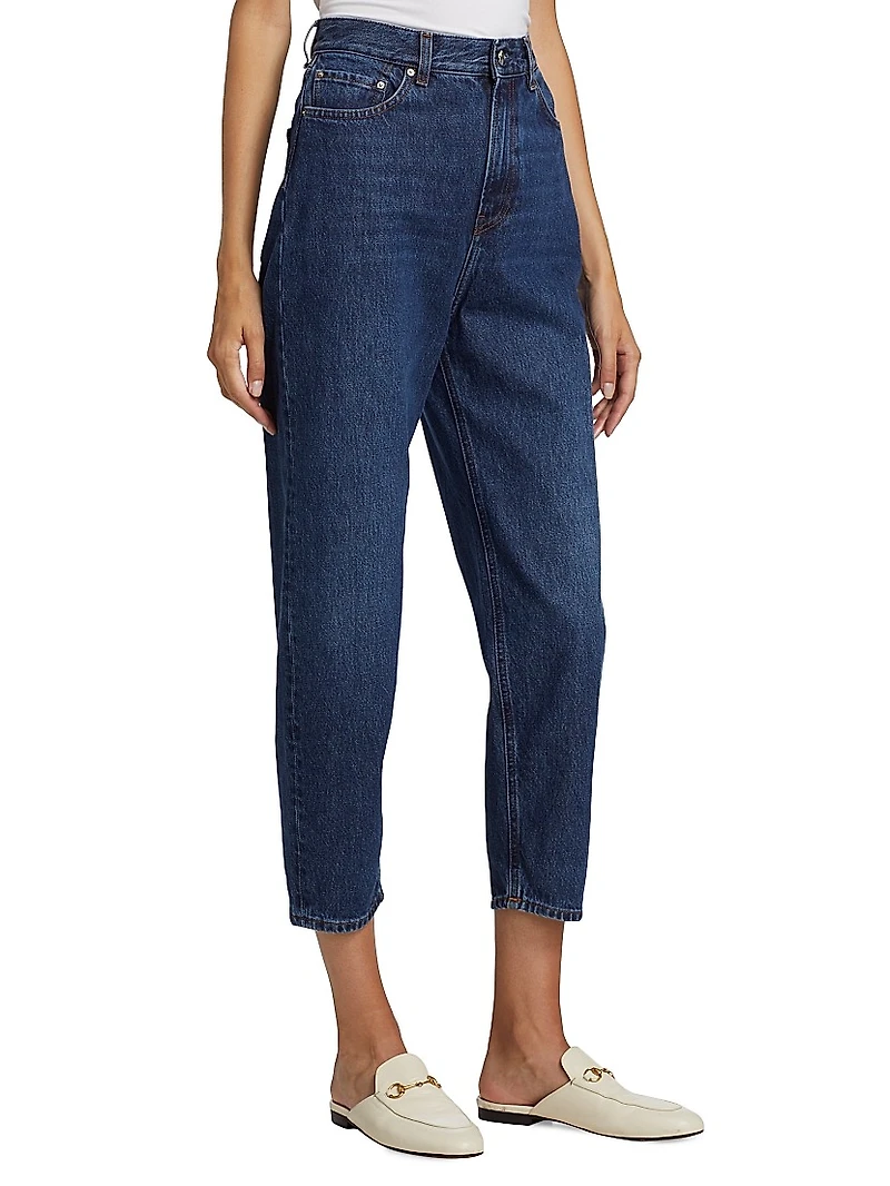 Tapered Straight-Fit Jeans