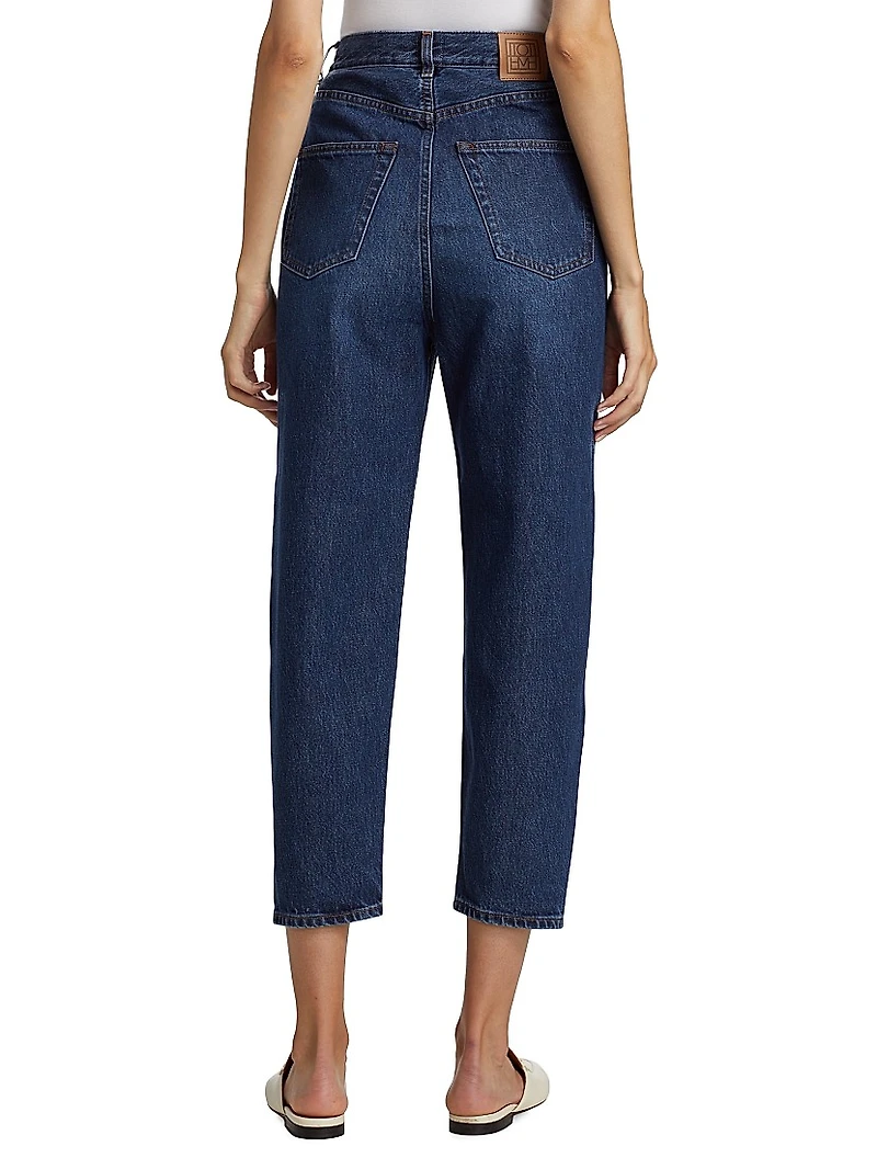 Tapered Straight-Fit Jeans