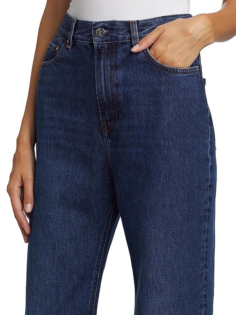 Tapered Straight-Fit Jeans