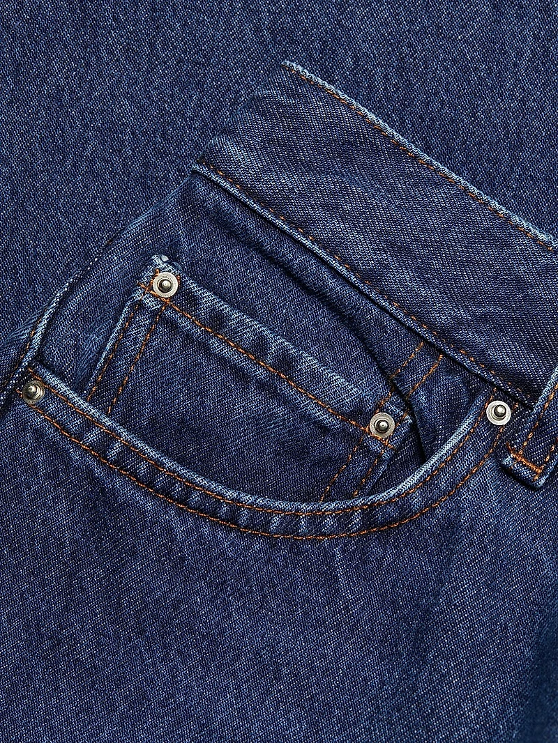 Tapered Straight-Fit Jeans