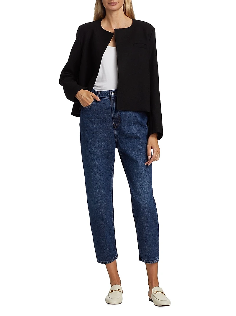 Tapered Straight-Fit Jeans