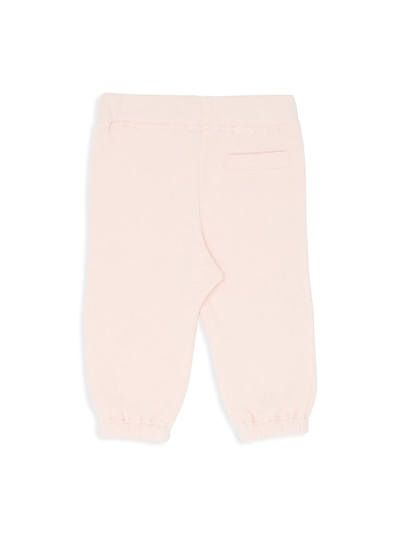 Baby Girl's Logo Cotton Sweatpants