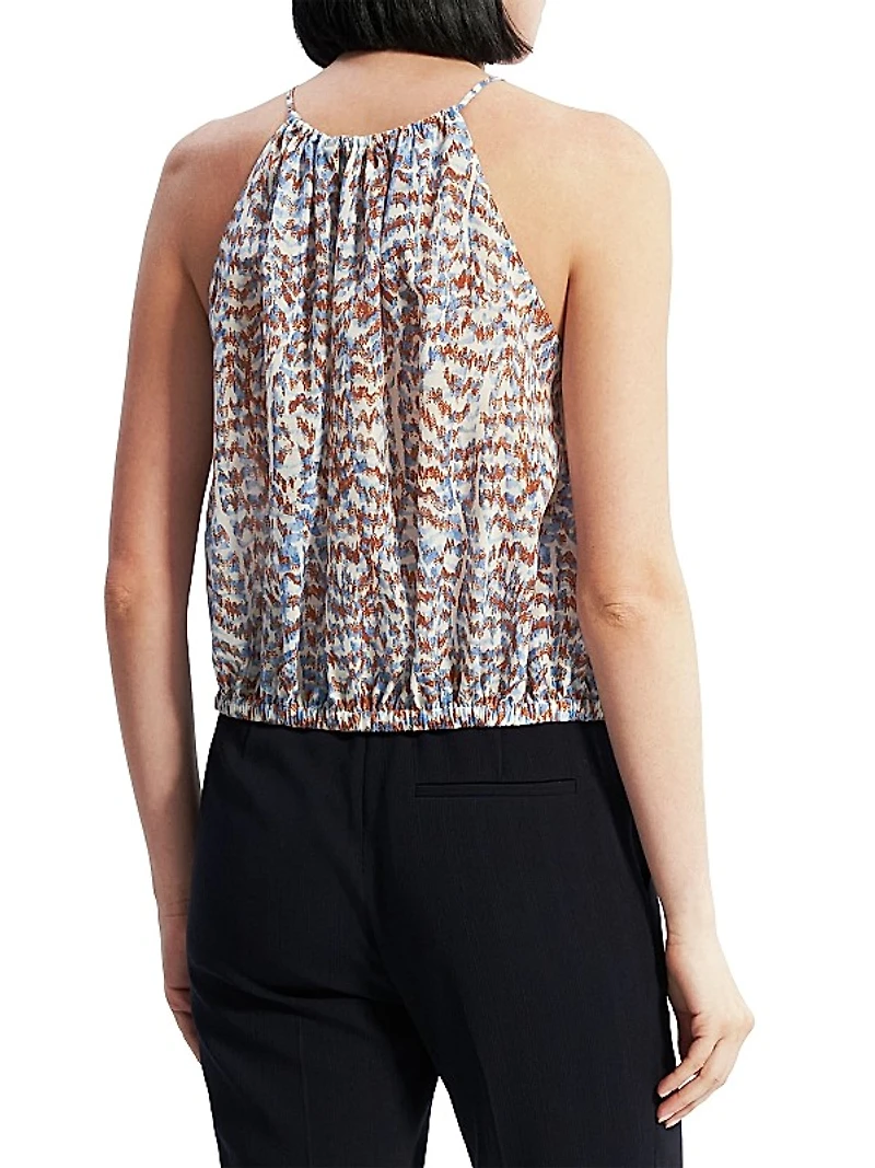 Gathered Satin Camisole