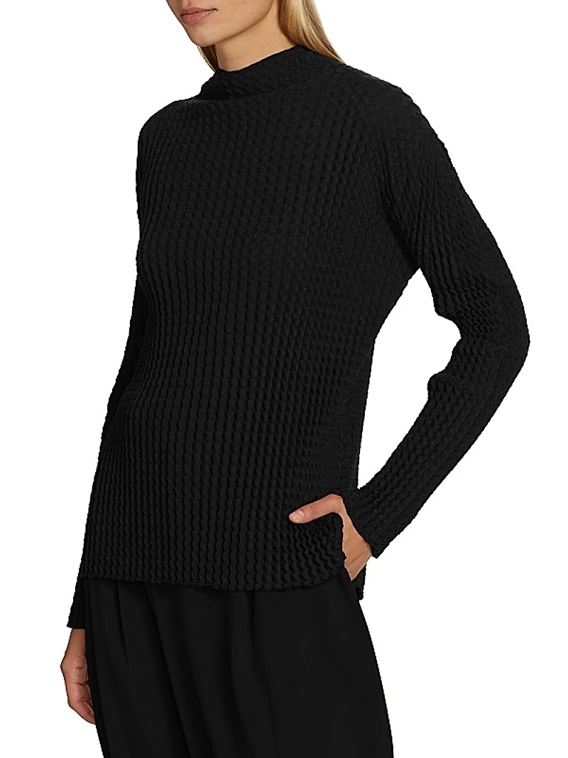 Spongy Long-Sleeve Top