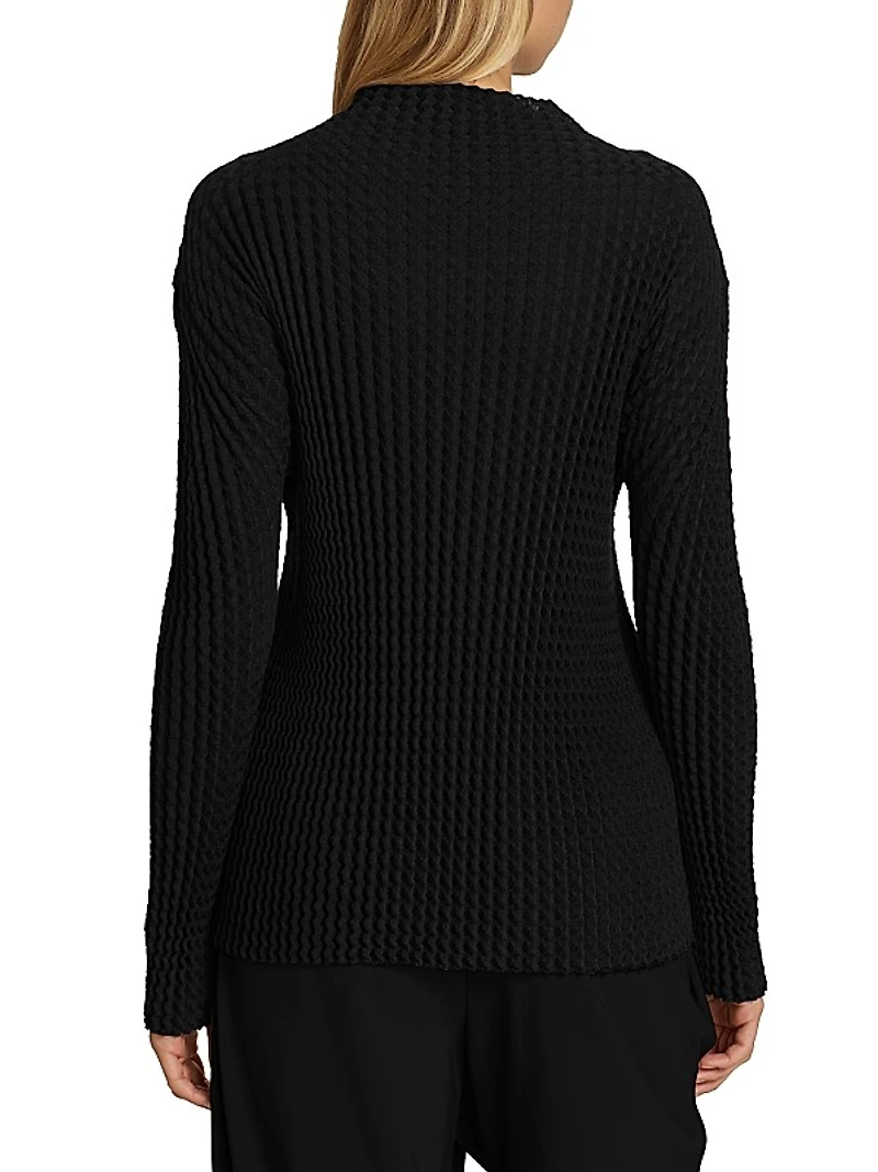 Spongy Long-Sleeve Top