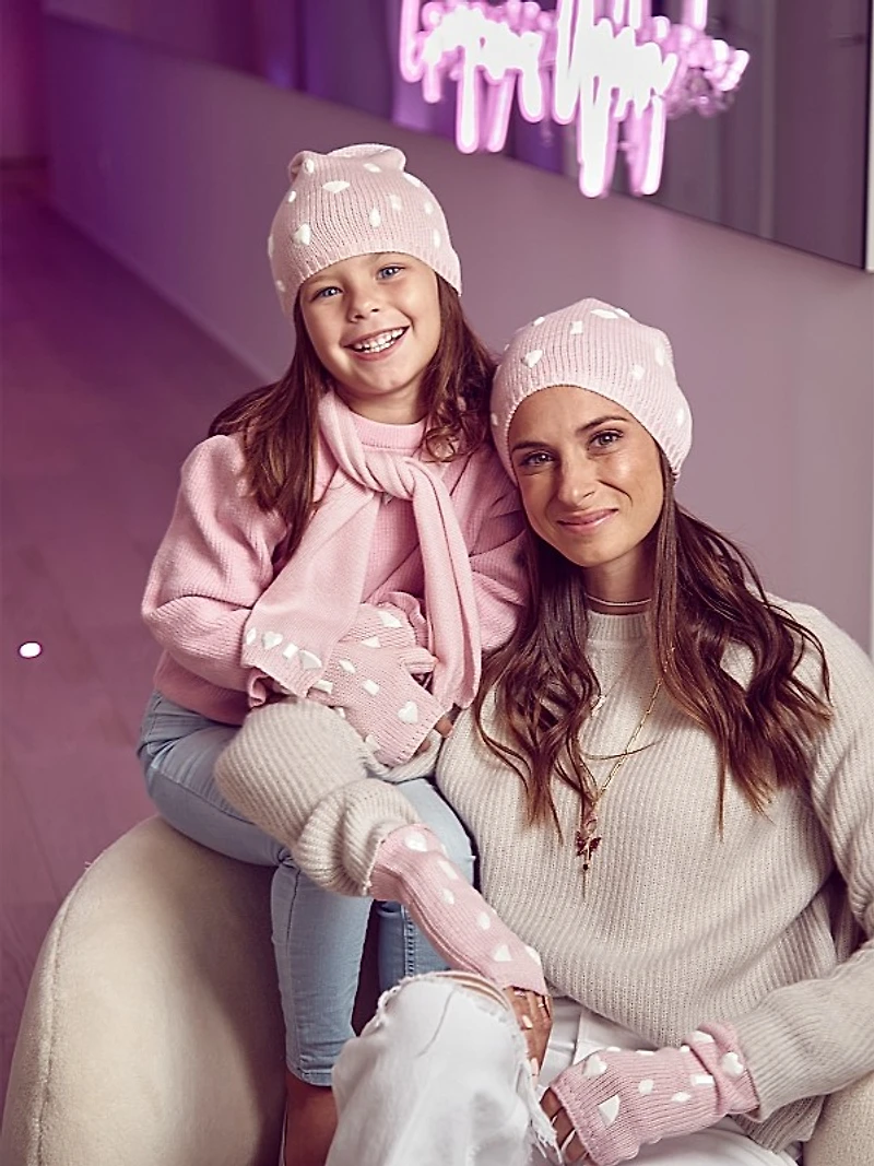 Girl's Carolyn Rowan x Stephanie Gottlieb Merino Wool Fingerless Gloves