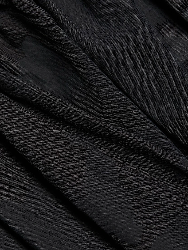 MICHELLE SMITH x Saks Claudia Balloon-Sleeve Minidress