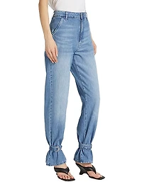 Costa Tapered Buckle Jeans
