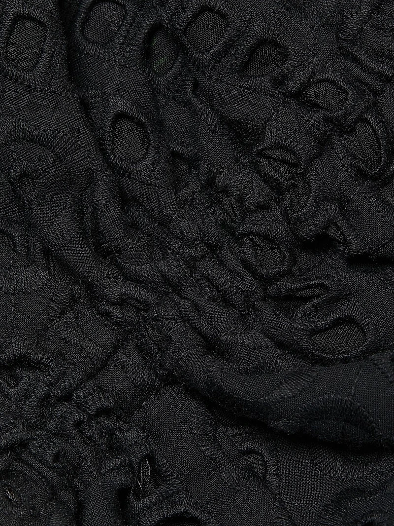 Lucia Eyelet Cotton Crop Top