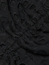 Lucia Eyelet Cotton Crop Top