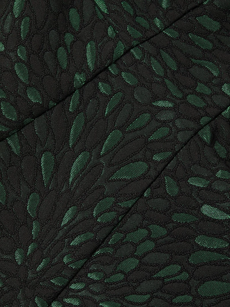 Tiered Jacquard Dress