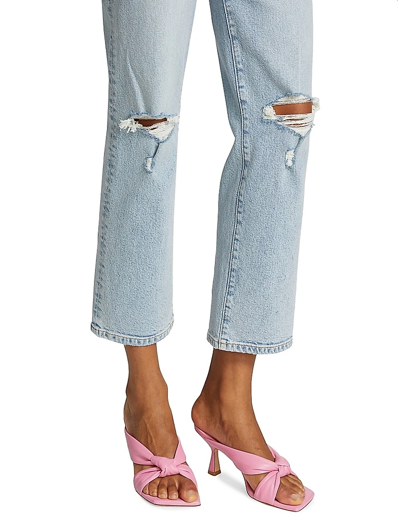 Sabine Modern Ankle Straight High-Rise Jeans