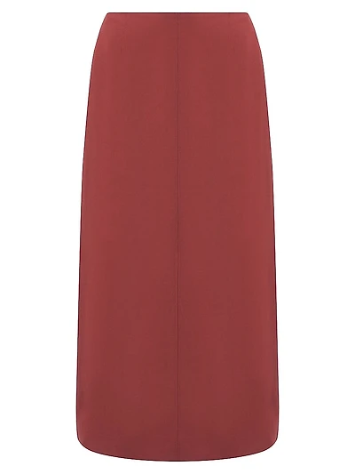 Evan High-Waisted Midi-Skirt