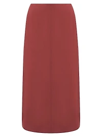 Evan High-Waisted Midi-Skirt