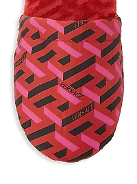 Canvas Logo Slippers