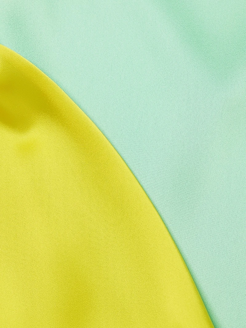Colorblocked Midi-Dress