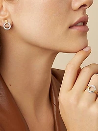 Jaipur Two-Tone 18K Gold & Diamond Flat-Link Ring