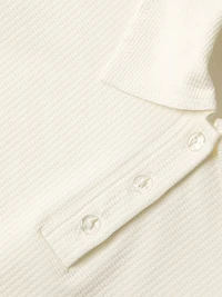 Monica Cropped Polo Shirt