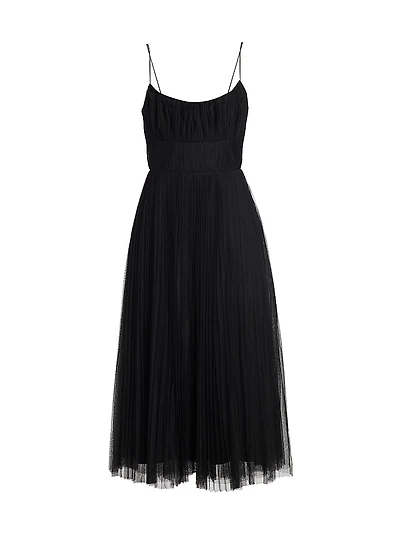 Tulle Midi-Dress