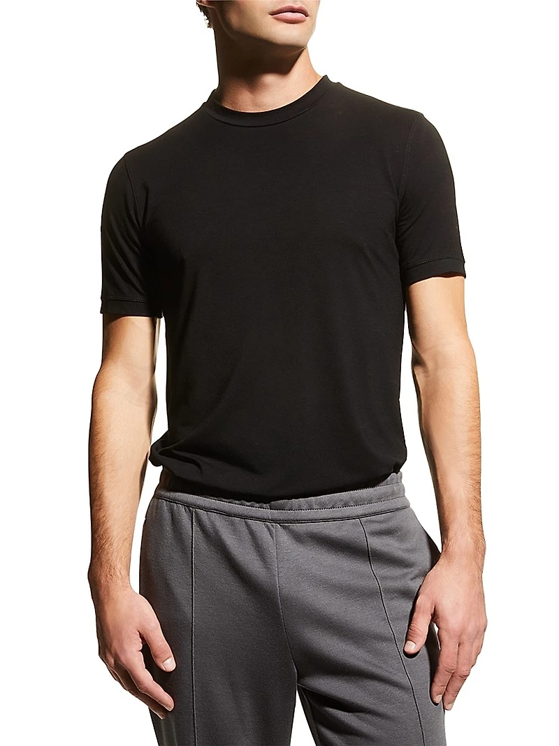 Stretch-Jersey Slim-Fit Crewneck T-Shirt