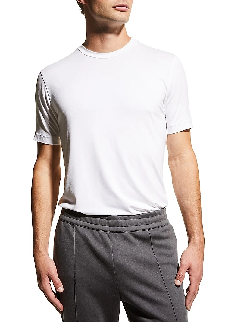 Mr. Armani Stretch-Jersey Crewneck T-Shirt
