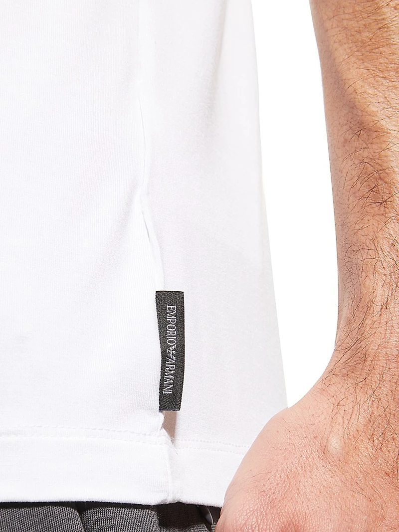 Mr. Armani Stretch-Jersey Crewneck T-Shirt