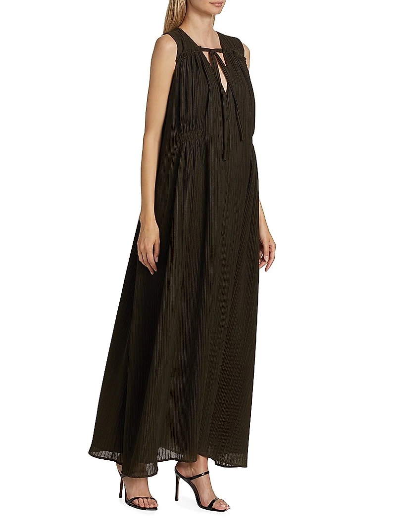 Emmy Pleated Tent Dress