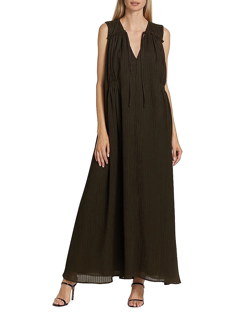 Emmy Pleated Tent Dress
