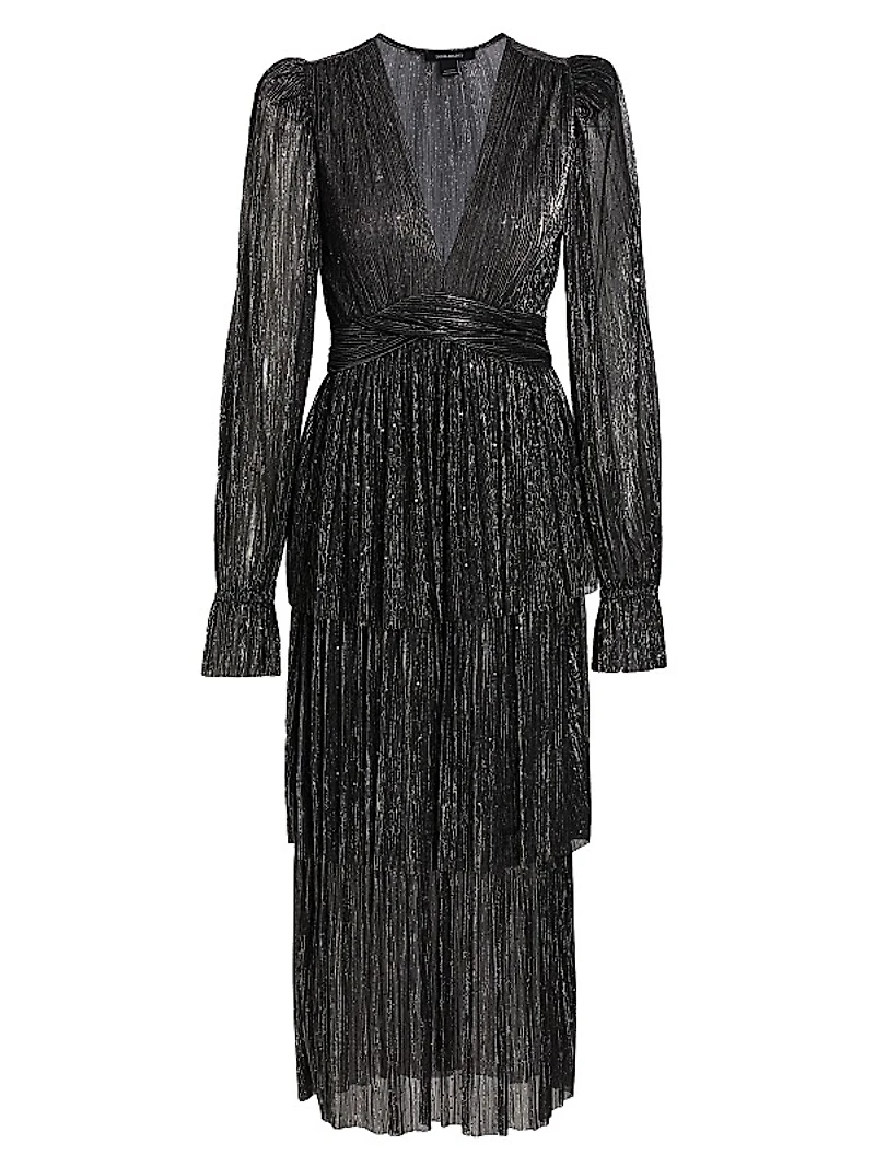 Marais Sequin Knit Midi-Dress